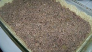 Пирог рыбный из консервов
