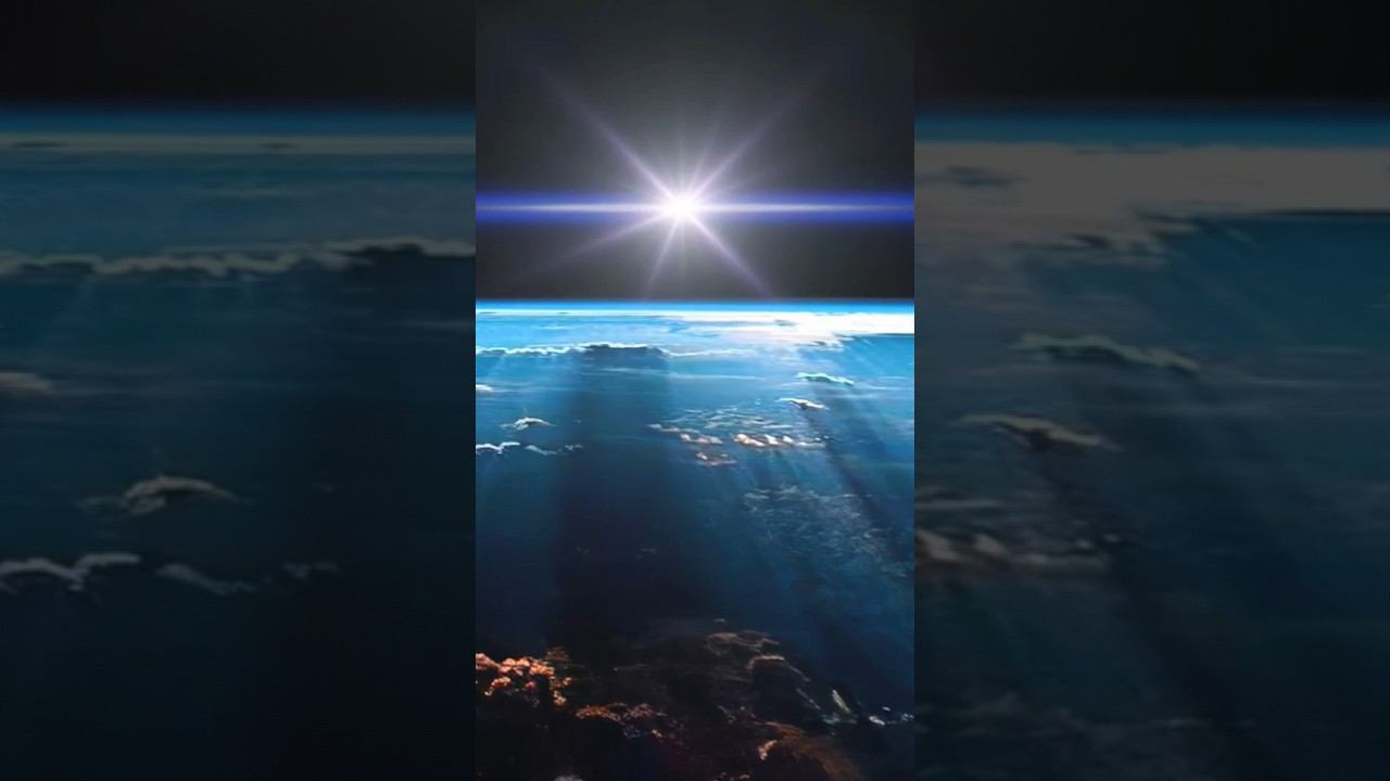 Закат Солнца из космоса смотреть онлайн