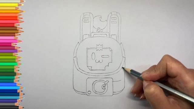 Как нарисовать Лунного Спраута из Бравл Старс | How to draw Luna Sprout from Brawl Stars смотреть онлайн