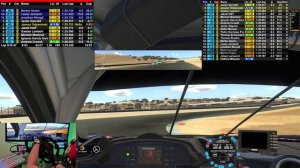 iRacing Laguna seca Race with problems Ferrari 488 GT3 THRUSTMASTER TS-XW RACER SPARCO