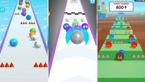 Ball Run Infinity vs Number Ball 3D Merge Games vs Calculate Balls all levels gameplay 👌 👍
