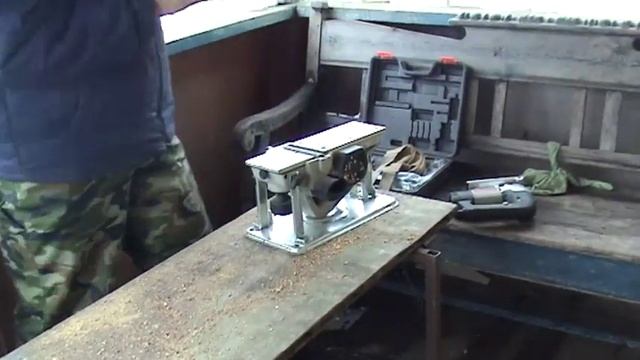 Изготовление разделочной доски инструментом интерскол