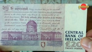 Банкноты Ирландии. Серия С 1992 - 2001 г. Ирландский фунт. Редкие банкноты Ирландии. Bank of Irelan