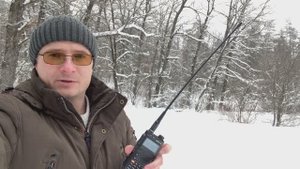 Тест антенны retevis 771 в лесу