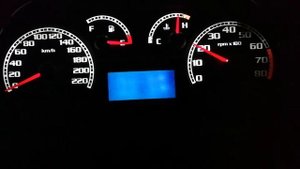 Плавный розжиг приборной панели Fiat Albea