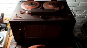 Маг-8, завода Гостеасвет! Редкий ламповый катушечный магнитофон.