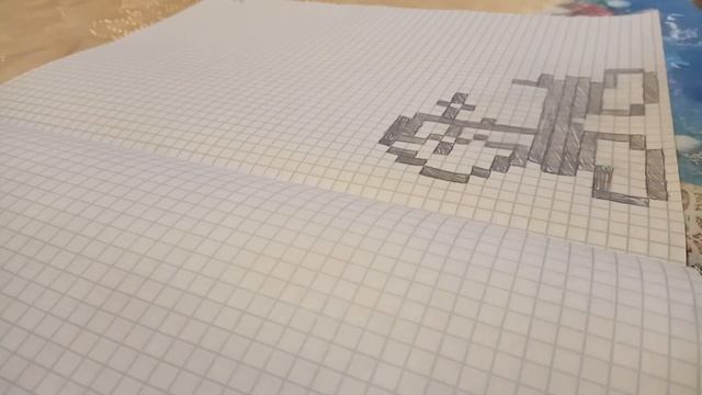 Санс по клеточкам /Рисункипоклеточкам/Undertale