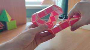 Огромная змейка Рубика (72 элемента)! Как собрать тетраэдр (tetrahedron) из змейки Рубика)