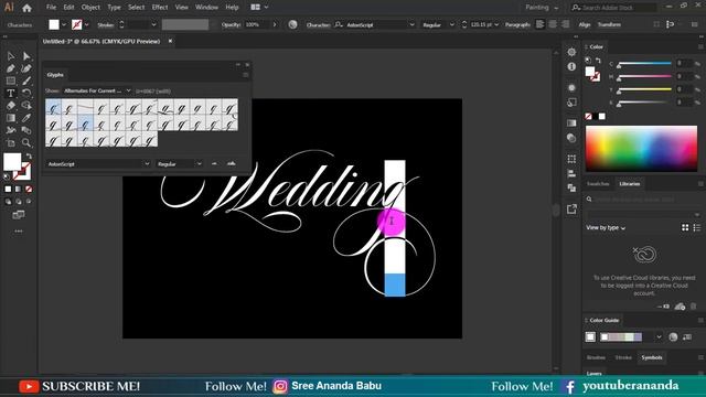 Wedding Photography Logo | Photoshop cc | Illustrator cc | Tutorial by @AnundoGraphicStudio смотреть онлайн