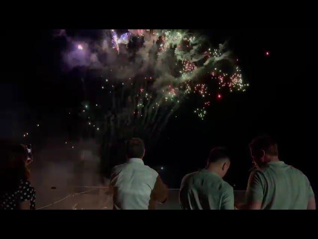 Сочи. Пиротехника. поздравление на праздник. салют