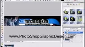 Adobe Photoshop Tutorials - Design a Header Graphic in 5 Minutes