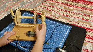 Подготовка прялки к работе в режиме шотландского натяжения | ENG subtitles