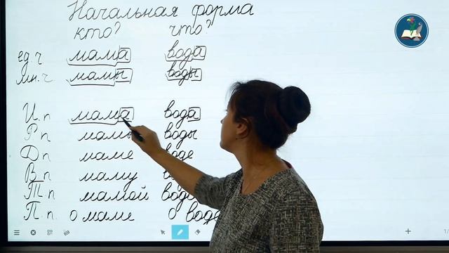 Формы слова имен существительных. смотреть онлайн