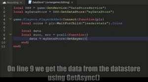 HOW To Make a DATASTORE!!! Roblox Studio Tutorial