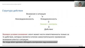 Беседин А. П., "Теория "схемы внимания" Грациано и моральная ответственность"