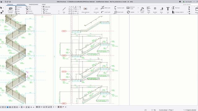 Clone Selected in Tekla Structures 2019 смотреть онлайн
