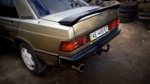 Mercedes w201 c190 дизель 2.0 новенький выхлоп, прямоток