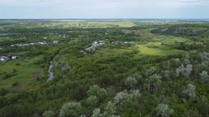 Окрестности села Верхний Карачан с высоты птичьего полёта. Качество видео 4К