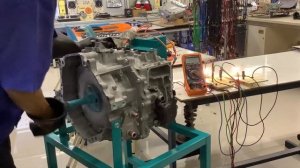 motor generator hybrid vehicle test