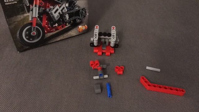 LEGO Technic 42132 Motorcycle speedbuild / time-lapse. смотреть онлайн