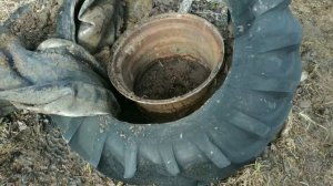 СРЕЗАТЬ РЕЗИНУ С ОГРОМНОГО КОЛЕСА И ЗАБРАТЬ ДИСК?РЕАЛЬНО ЛИ??ДАВАЙТЕ ПРОБОВАТЬ✊. МЕТАЛЛОКОП.