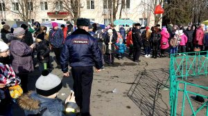 Ужас. Они сожгли её на площади. Губкин Белгородская обл. Масленица.