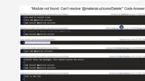 How o fix Module not found: Can't resolve '@material-ui/icons/Edit | Material-UI |  Reactjs #Error