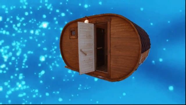 7771. Овальная баня-бочка. Купить баню.
