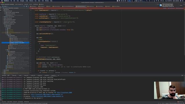 Streaming Code and payloads in Multi-threaded, Parallel Servers with Module Federation смотреть онлайн