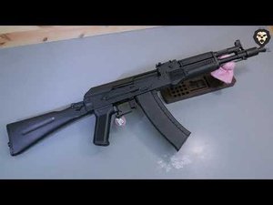 Страйкбольный автомат Cyma АК-105 CM040D (6 мм, складной приклад) видео обзор 4k