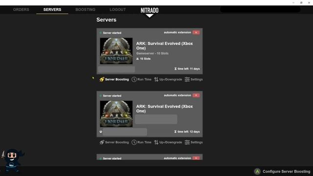 How to get your own Xbox Ark Nitrado server