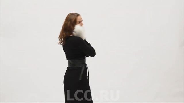 Варежки из кроличьего пуха