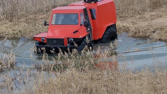 болотоход первый выезд