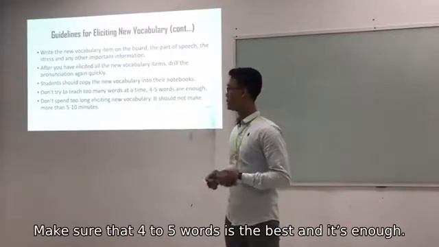 Eliciting the New Vocabulary смотреть онлайн