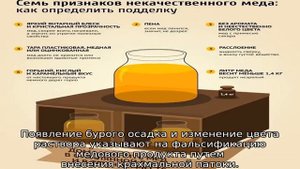 Как проверить мед водой