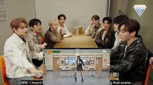 SEVENTEEN reaction to LISA's upgraded Thai dance⚡= 'Crab dance' (point. poker face?) Knowing bros