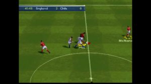 Sony Playstation, PS1 Retro FIFA 2001 Gameplay England vs Chile