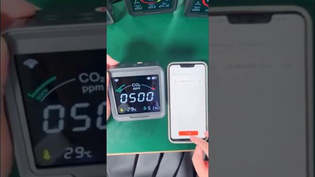 WiFi Co2 air quality detector test meters-Tuya APP