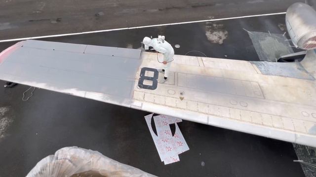 Покраска самолета як-40 ✈️. Механизированная покраска. Безвоздушная покраска.