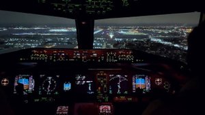 ПОСАДКА BOEING 777 В ЧИКАГО 4K 60P