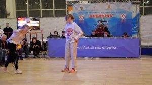 final 16-18 bgirl Настю vs belka - брейкданс чемпионат г.Долгопрудный 2021