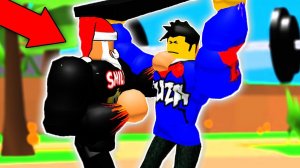 УШАТАЛ ДЖУЗУ! КАЧОК ФРЕДДИ ПРОТИВ КАЧКА ДЖУЗЫ! КТО ПОБЕДИТ? Новый симулятор качка Roblox