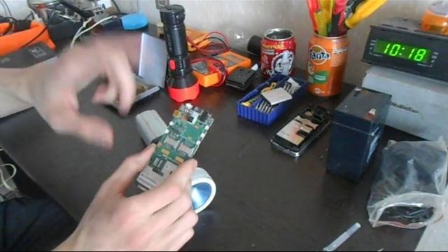 восстановления аккумулятора и переделка фонарика 11 смотреть онлайн