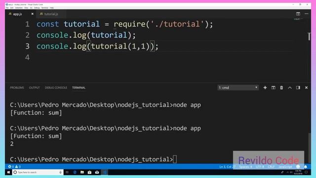 Working with Modules Nodejs | Nodejs full course