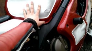 Как снять натяжитель цепи грм Honda CBR600 F4I