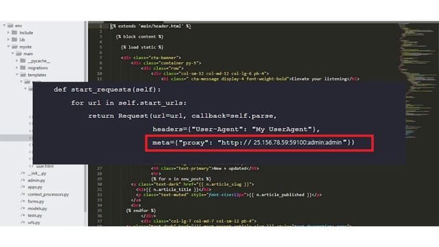 Как настроить прокси в Scrapy смотреть онлайн