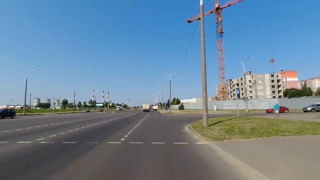 Поездка по Минску - Фрунзенский район, Сухарево