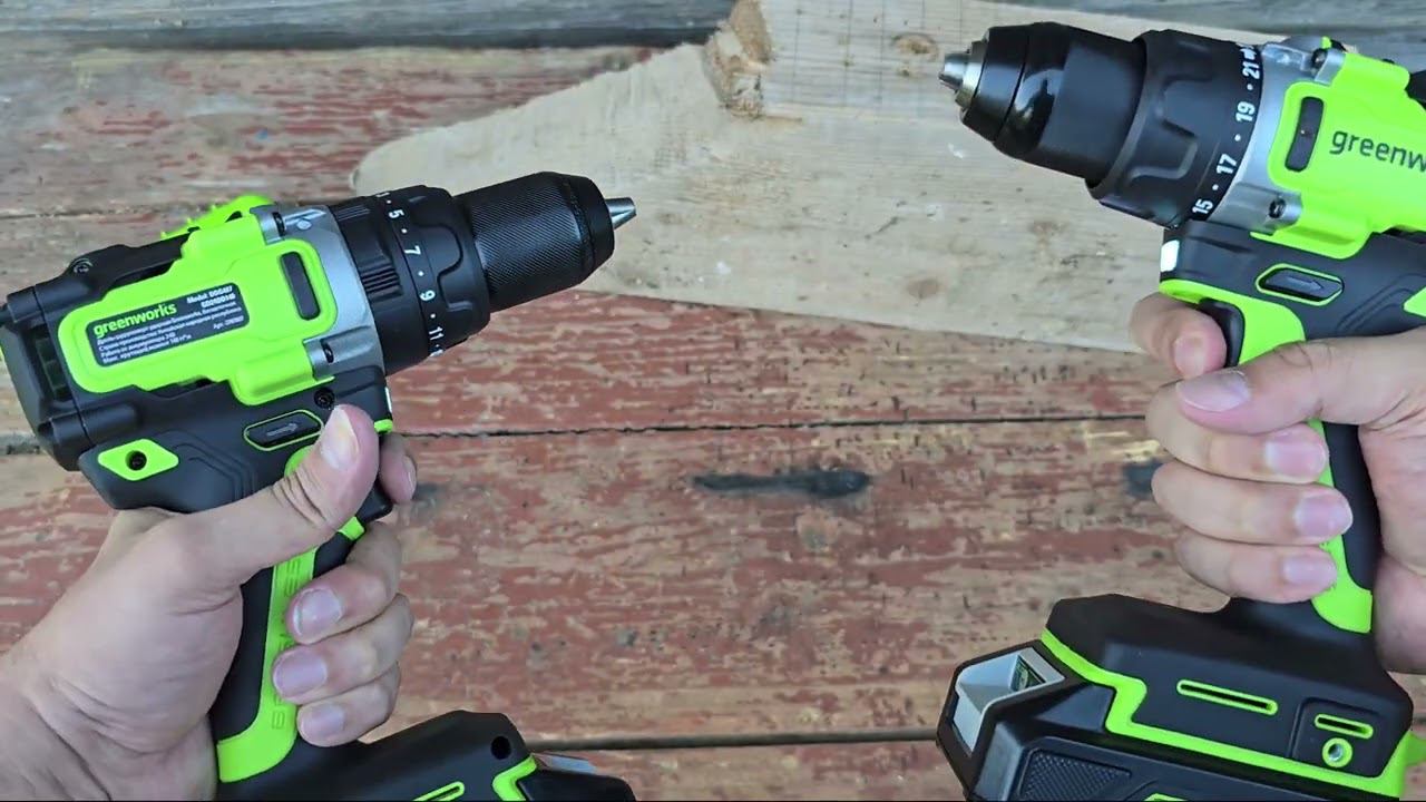Битва титанов: Сравнение аккумуляторных шуруповертов Greenworks GD24DD140 и GD24DD90  Кто победит