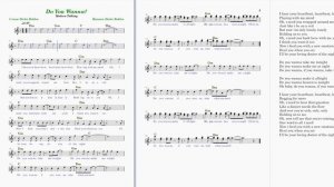 Do you wanna - Modern Talking (ноты для синтезатора)