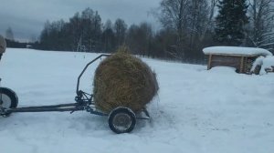 Конная тележка для рулонов с автозагрузкой